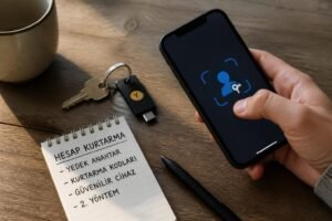 Passkey (Geçiş Anahtarı) Nedir? Şifresiz Girişe Geçerken Hesap Kurtarma Rehberi