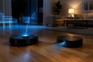 Robot Süpürge Alırken LiDAR mı Kamera mı? Haritalama, Gizlilik ve Karanlıkta Çalışma Farkları