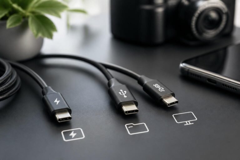 USB-C Kablo Türleri Nasıl Anlaşılır? Şarj, Veri ve Görüntü İçin Doğru Kabloyu Seçme Rehberi