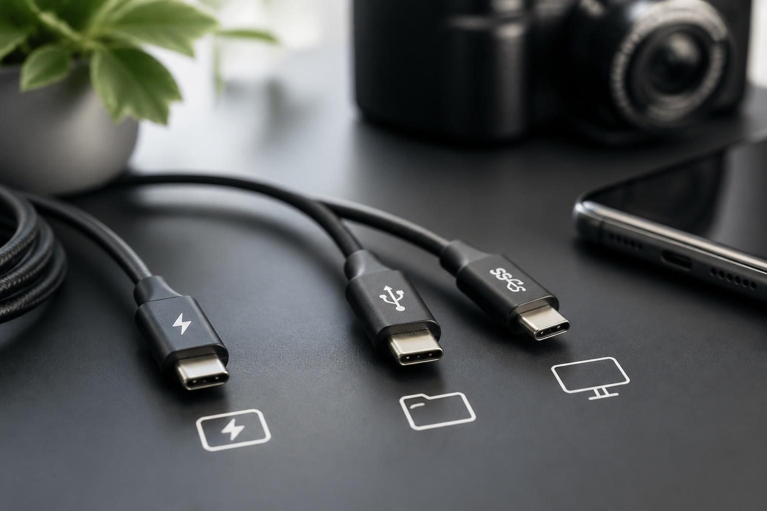 USB-C Kablo Türleri Nasıl Anlaşılır? Şarj, Veri ve Görüntü İçin Doğru Kabloyu Seçme Rehberi
